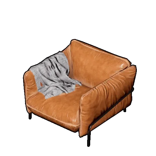 Palworld Leather Armchair